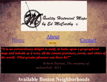 Tablet Screenshot of historicalboston.com